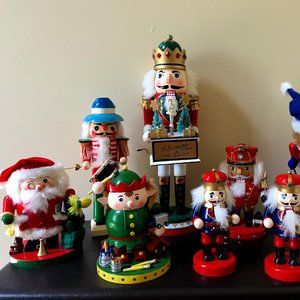 Lot of 9 Nutcrackers